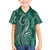 Polynesia Plumeria Lei Family Matching Summer Maxi Dress and Hawaiian Shirt Sage Green Curves Motif
