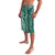 Polynesia Plumeria Lei Lavalava Sage Green Curves Motif