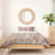 Polynesia Plumeria Lei Bedding Set Beige Curves Motif