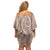 Polynesia Plumeria Lei Family Matching Off Shoulder Short Dress and Hawaiian Shirt Beige Curves Motif