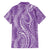 Polynesia Plumeria Lei Family Matching Summer Maxi Dress and Hawaiian Shirt Periwinkle Curves Motif
