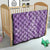 Polynesia Plumeria Lei Quilt Periwinkle Curves Motif