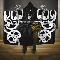 New Zealand WC2026 Black Hooded Blanket Silver Fern