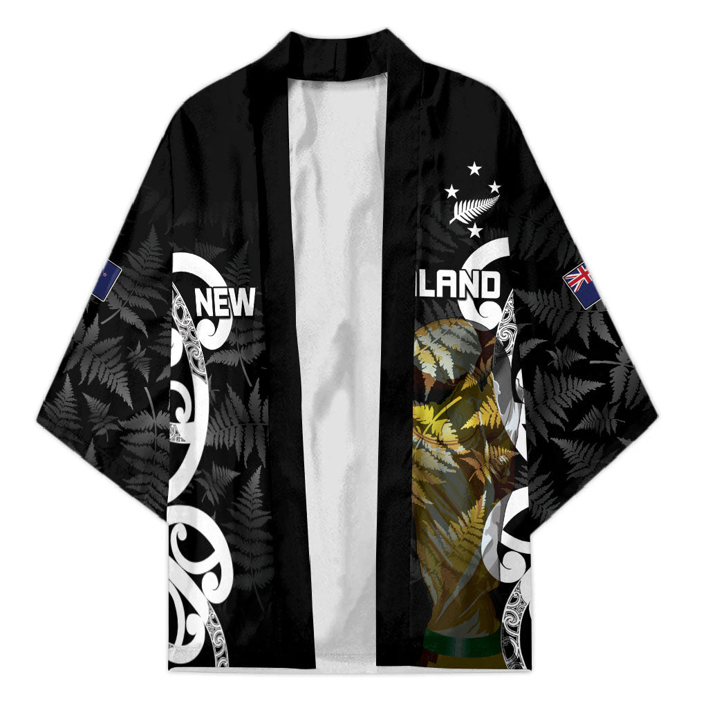 New Zealand WC2026 Custom Black Kimono Silver Fern