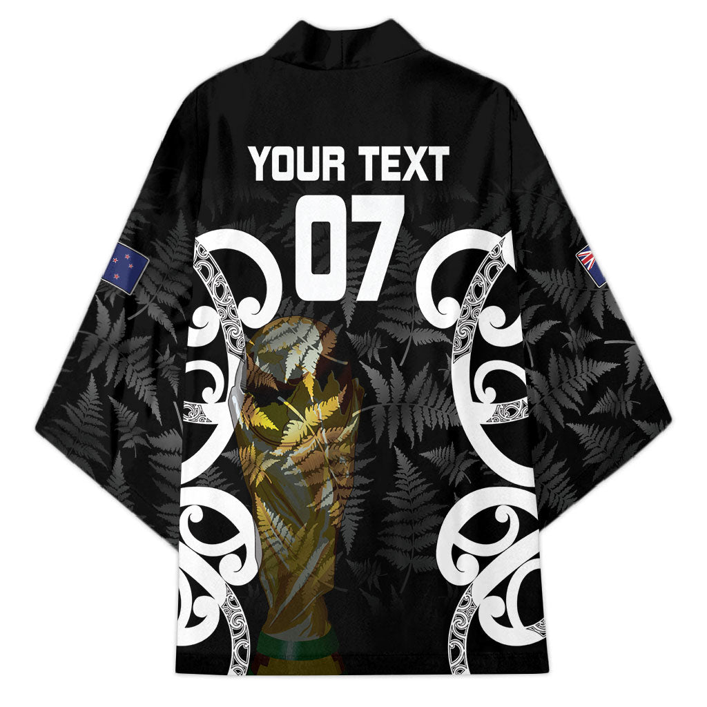 New Zealand WC2026 Custom Black Kimono Silver Fern