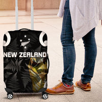New Zealand WC2026 Black Luggage Cover Silver Fern