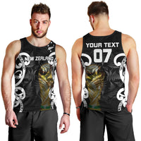 New Zealand WC2026 Custom Black Men Tank Top Silver Fern