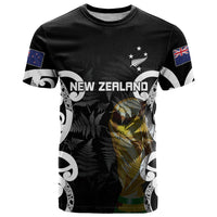 New Zealand WC2026 Custom Black T Shirt Silver Fern