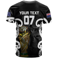 New Zealand WC2026 Custom Black T Shirt Silver Fern