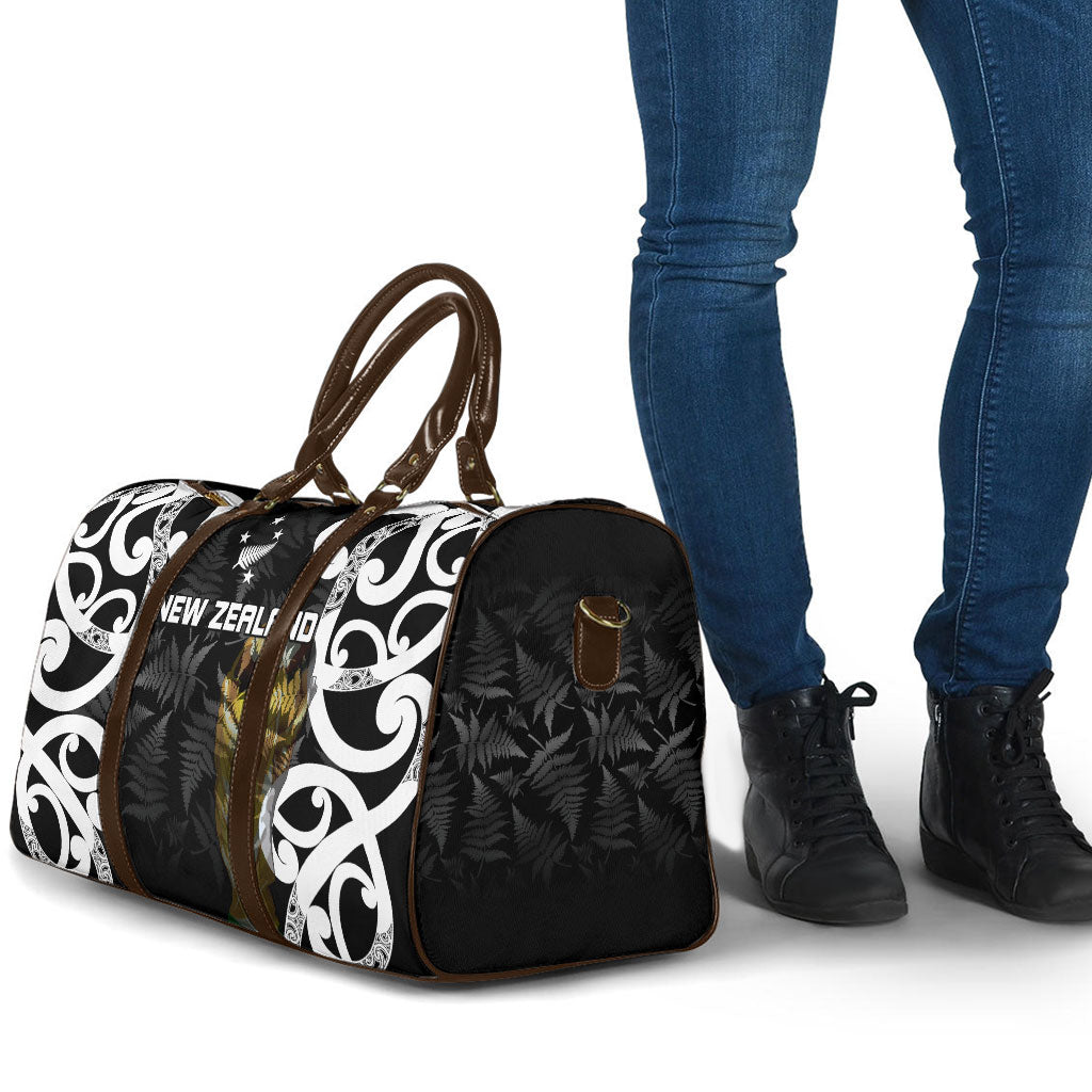 New Zealand WC2026 Black Travel Bag Silver Fern