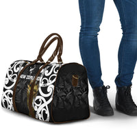 New Zealand WC2026 Black Travel Bag Silver Fern