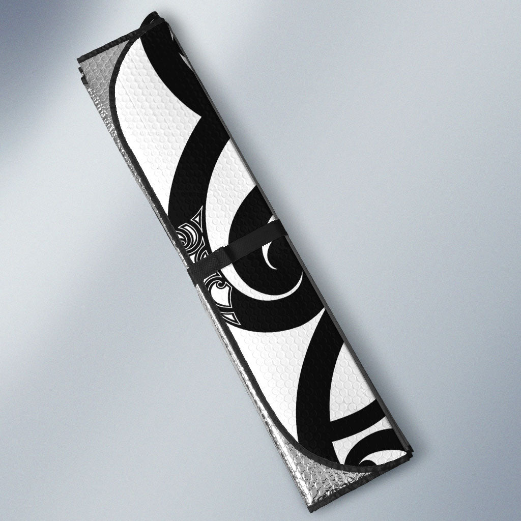 New Zealand WC2026 White Auto Sun Shade Silver Fern