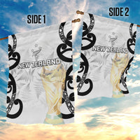 New Zealand WC2026 White Garden Flag Silver Fern