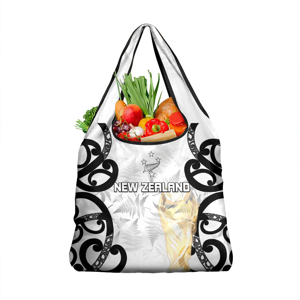 New Zealand WC2026 White Grocery Bag Silver Fern