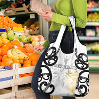 New Zealand WC2026 White Grocery Bag Silver Fern