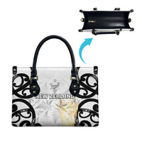 New Zealand WC2026 White Leather Bag Silver Fern