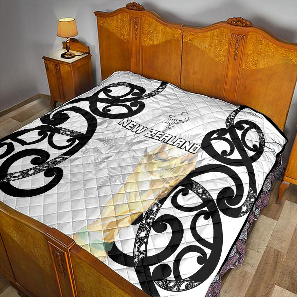 New Zealand WC2026 White Quilt Silver Fern