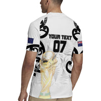New Zealand WC2026 Custom White Rugby Jersey Silver Fern