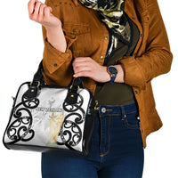 New Zealand WC2026 White Shoulder Handbag Silver Fern