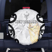 New Zealand WC2026 White Spare Tire Cover Silver Fern