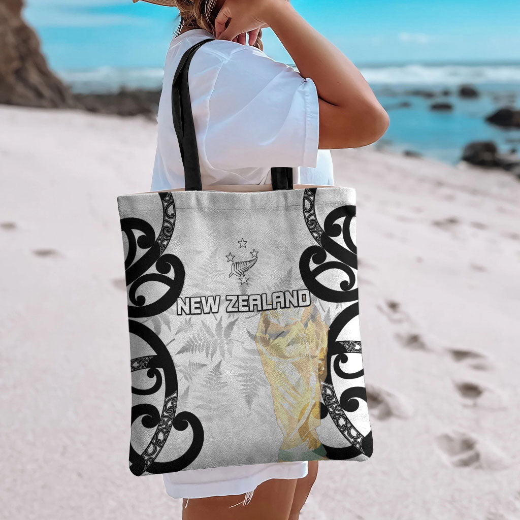 New Zealand WC2026 White Tote Bag Silver Fern
