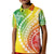 Polynesian Pride Kid Polo Shirt Turtle Hibiscus Luxury Style - Reggae LT7 Kid Reggae - Polynesian Pride