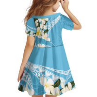 Aloha Hawaii Festive Family Matching Tank Maxi Dress and Hawaiian Shirt Frangipani Lace Classic - Turquoise LT7 - Polynesian Pride
