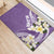 Aloha Hawaii Festive Rubber Doormat Frangipani Lace Classic - Lavender