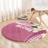 Aloha Hawaii Festive Round Carpet Frangipani Lace Classic - Rosy LT7 - Polynesian Pride