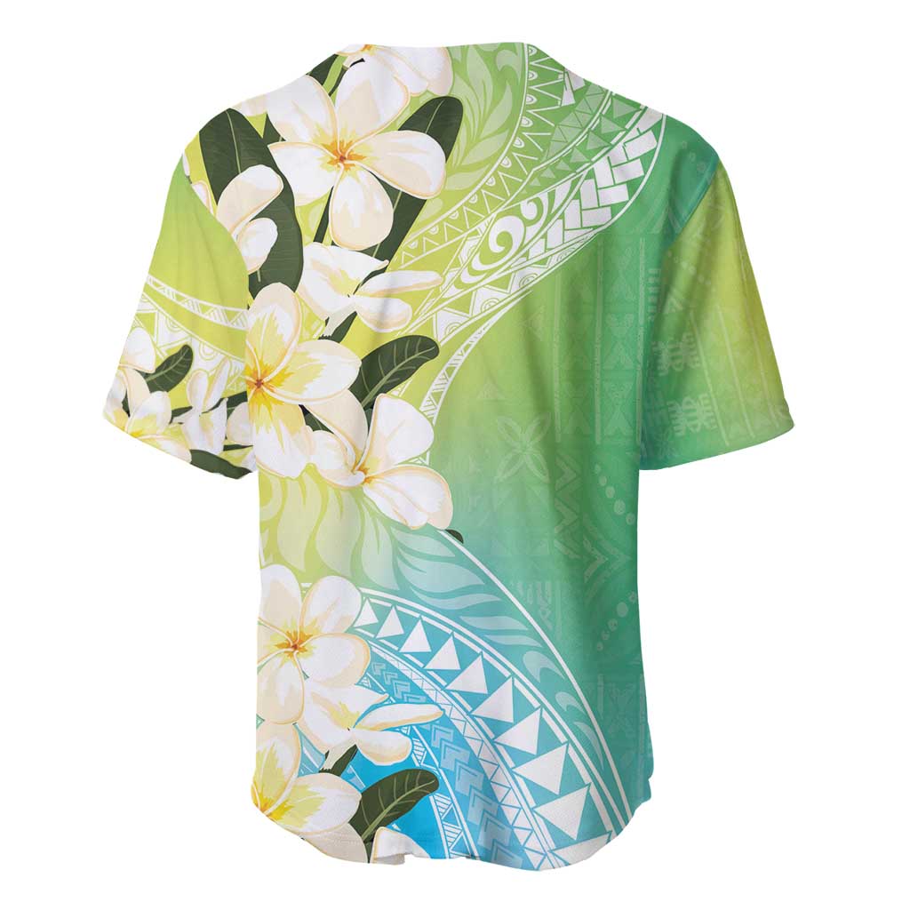 Aloha Hawaii Festive Baseball Jersey Frangipani Lace Classic - Summer Vibes LT7 - Polynesian Pride