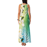 Aloha Hawaii Festive Family Matching Tank Maxi Dress and Hawaiian Shirt Frangipani Lace Classic - Summer Vibes