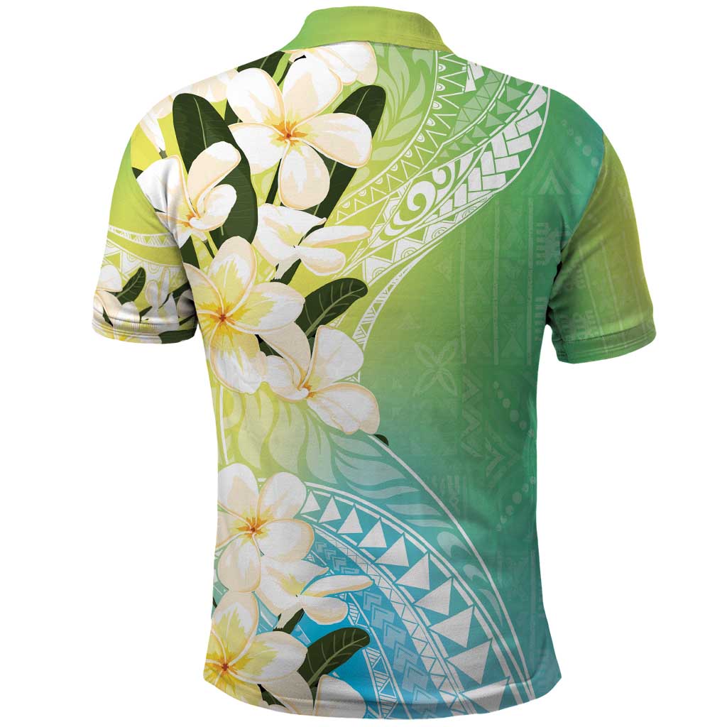 Aloha Hawaii Festive Polo Shirt Frangipani Lace Classic - Summer Vibes