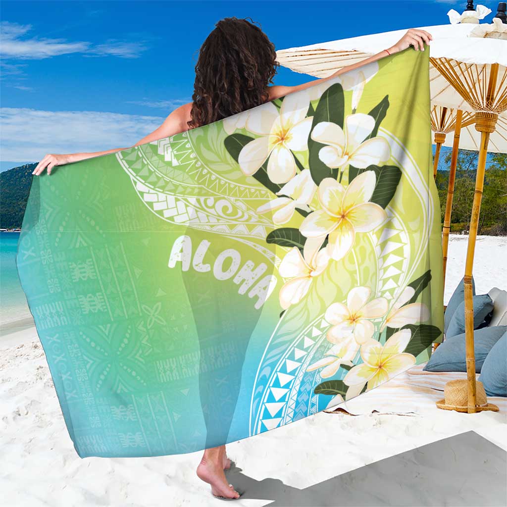 Aloha Hawaii Festive Sarong Frangipani Lace Classic - Summer Vibes
