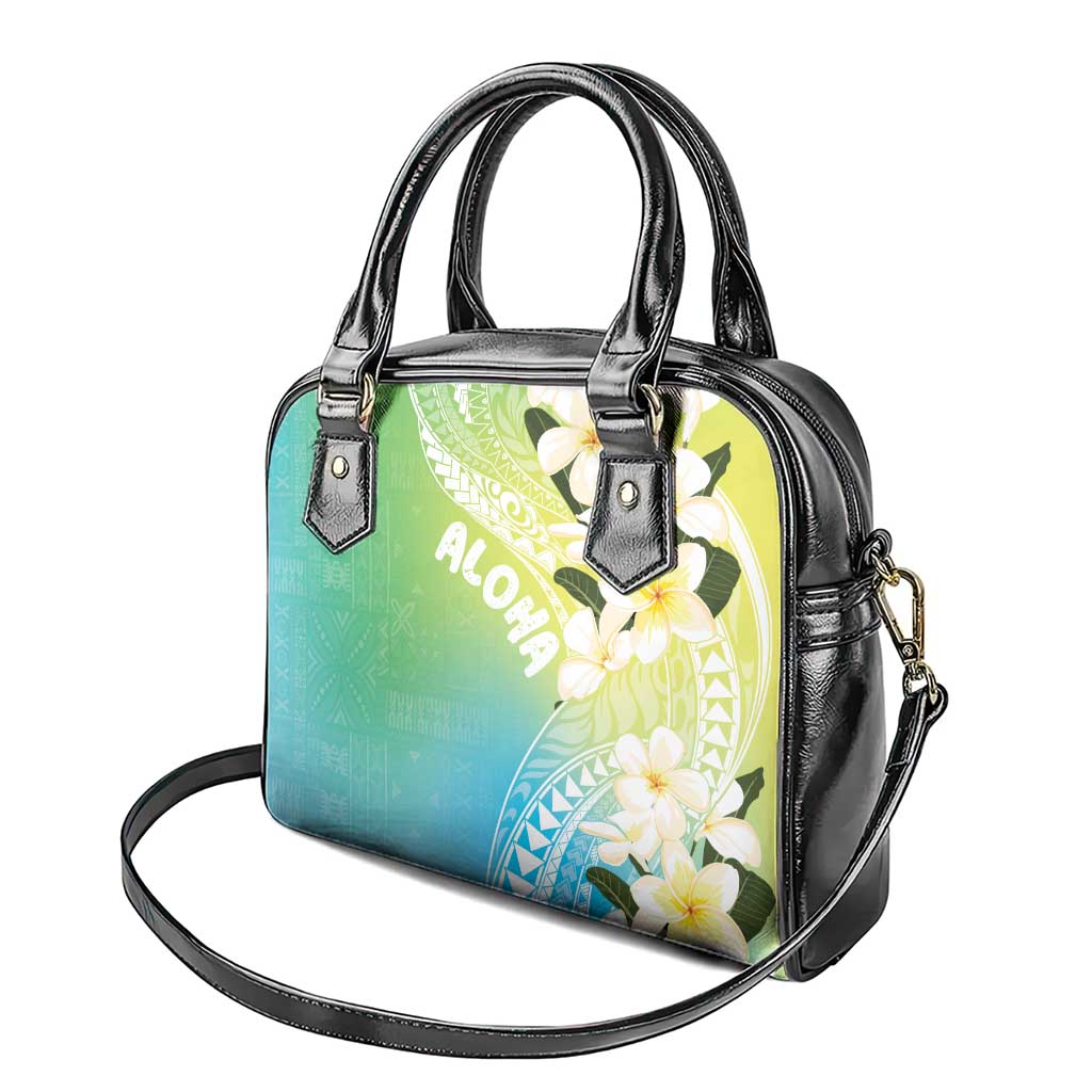Aloha Hawaii Festive Shoulder Handbag Frangipani Lace Classic - Summer Vibes