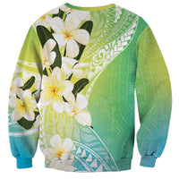 Aloha Hawaii Festive Sweatshirt Frangipani Lace Classic - Summer Vibes LT7 - Polynesian Pride