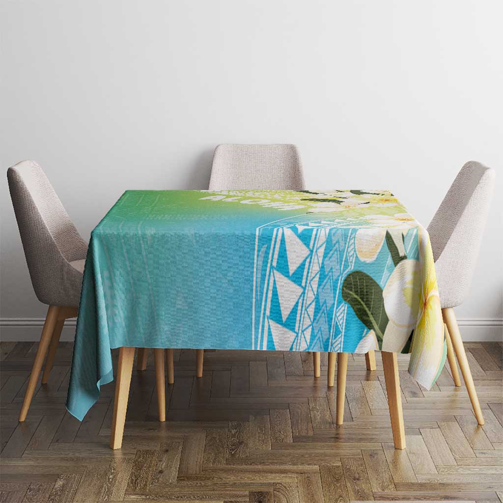 Aloha Hawaii Festive Tablecloth Frangipani Lace Classic - Summer Vibes