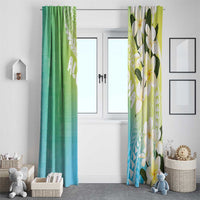 Aloha Hawaii Festive Window Curtain Frangipani Lace Classic - Summer Vibes LT7 - Polynesian Pride