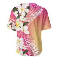 Aloha Hawaii Festive Baseball Jersey Frangipani Lace Classic - Spring Vibes LT7 - Polynesian Pride
