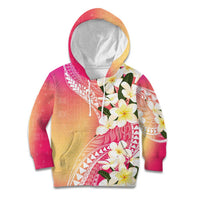 Aloha Hawaii Festive Kid Hoodie Frangipani Lace Classic - Spring Vibes