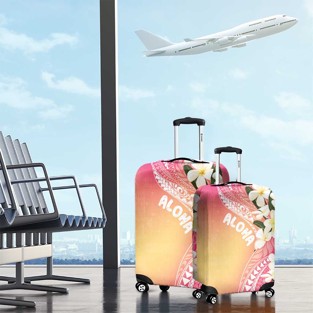 Aloha Hawaii Festive Luggage Cover Frangipani Lace Classic - Spring Vibes