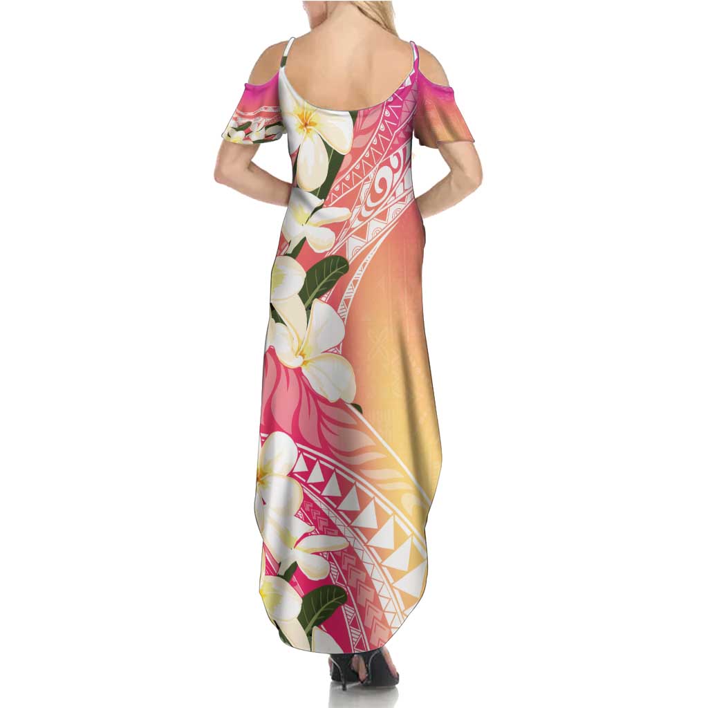 Aloha Hawaii Festive Summer Maxi Dress Frangipani Lace Classic - Spring Vibes LT7 - Polynesian Pride