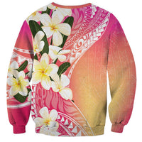Aloha Hawaii Festive Sweatshirt Frangipani Lace Classic - Spring Vibes LT7 - Polynesian Pride