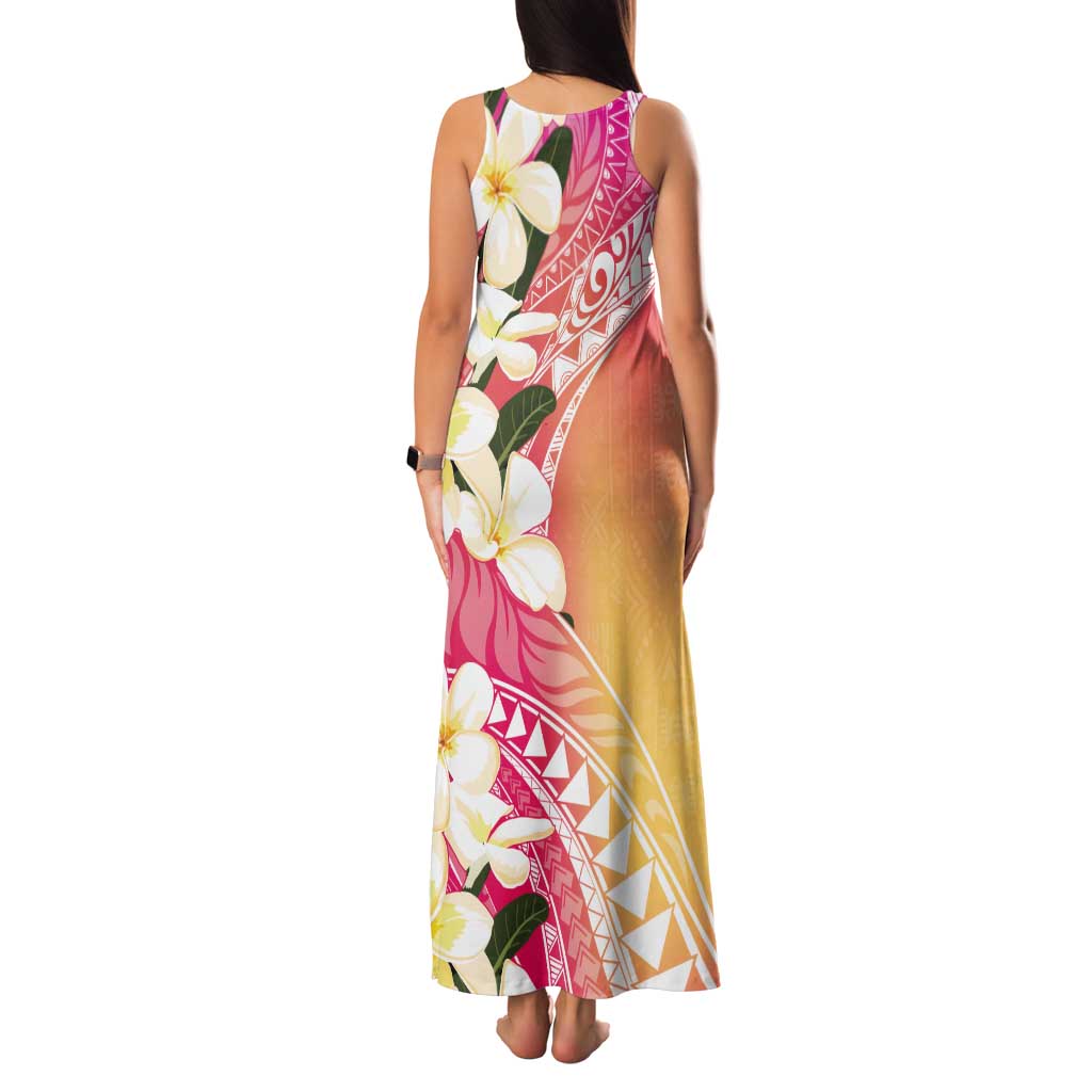 Aloha Hawaii Festive Tank Maxi Dress Frangipani Lace Classic - Spring Vibes