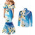 Aloha Hawaii Festive Couples Matching Mermaid Dress and Long Sleeve Button Shirt Frangipani Lace Classic - Oceanic