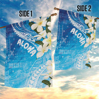 Aloha Hawaii Festive Garden Flag Frangipani Lace Classic - Oceanic