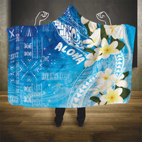 Aloha Hawaii Festive Hooded Blanket Frangipani Lace Classic - Oceanic LT7 - Polynesian Pride