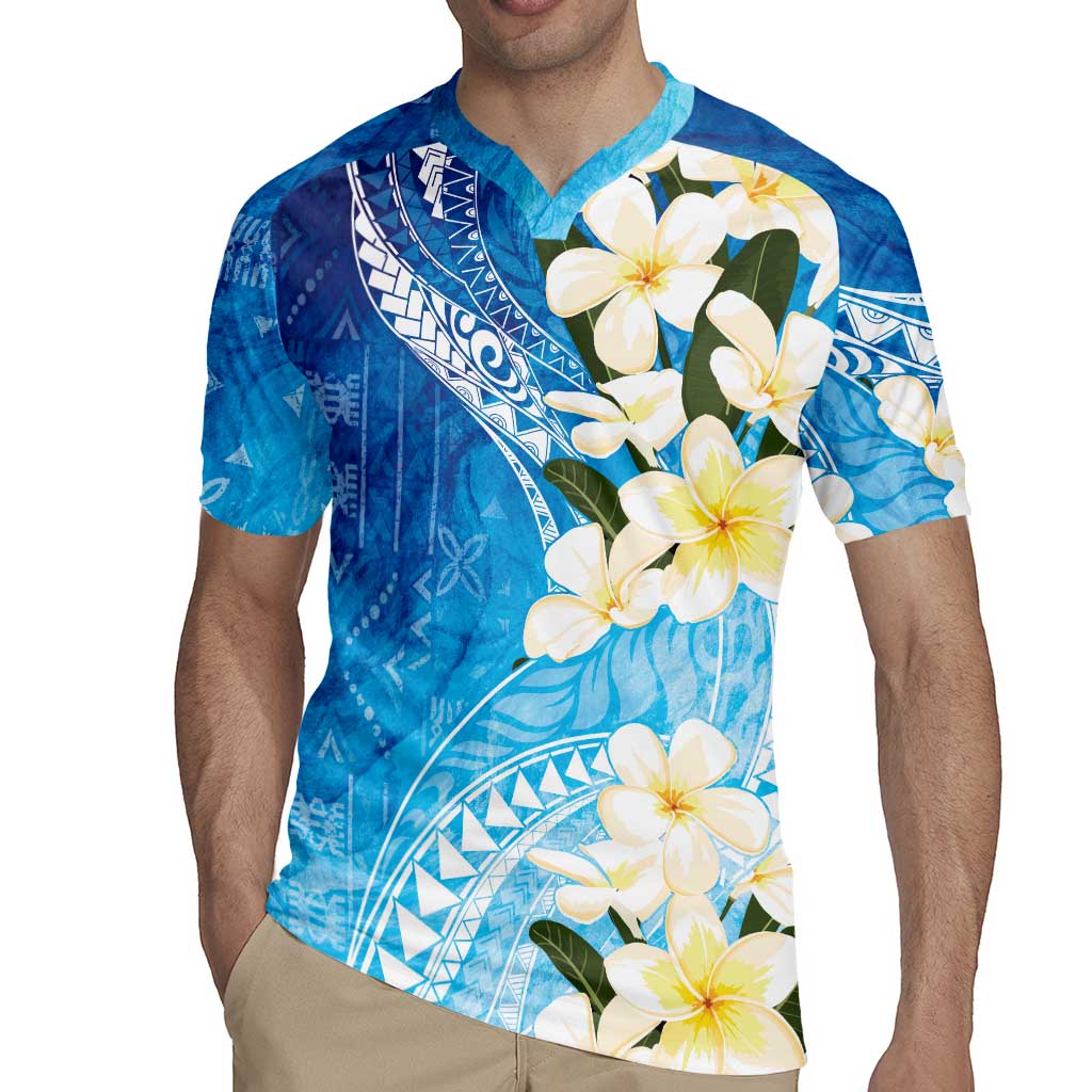 Aloha Hawaii Festive Rugby Jersey Frangipani Lace Classic - Oceanic