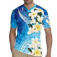 Aloha Hawaii Festive Rugby Jersey Frangipani Lace Classic - Oceanic