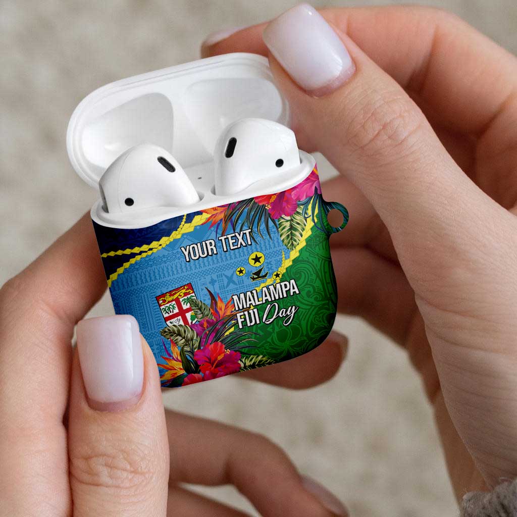 Personalized Malampa Fiji Day Together We Grow AirPods Case Special Tapa Mix - Polynesian Pride