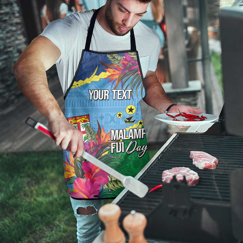 Personalized Malampa Fiji Day Together We Grow Apron Special Tapa Mix - Polynesian Pride